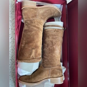 Tamara Mellon Suede mid calf boots